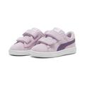 Sneaker PUMA "Smash 3.0 Suede Sneakers Kinder" Gr. 23, lila (grape mist crushed berry white purple) Kinder Schuhe Trainingsschuhe