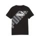 T-Shirt PUMA "PUMA POWER Graphic Jungen" Gr. 140, schwarz (black) Kinder Shirts T-Shirts