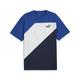 T-Shirt PUMA "PUMA POWER Colorblock Herren" Gr. S, blau (club navy blue) Herren Shirts T-Shirts