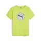 T-Shirt PUMA "ACTIVE SPORTS Graphic Jungen" Gr. 140, grün (lime pow green) Kinder Shirts T-Shirts