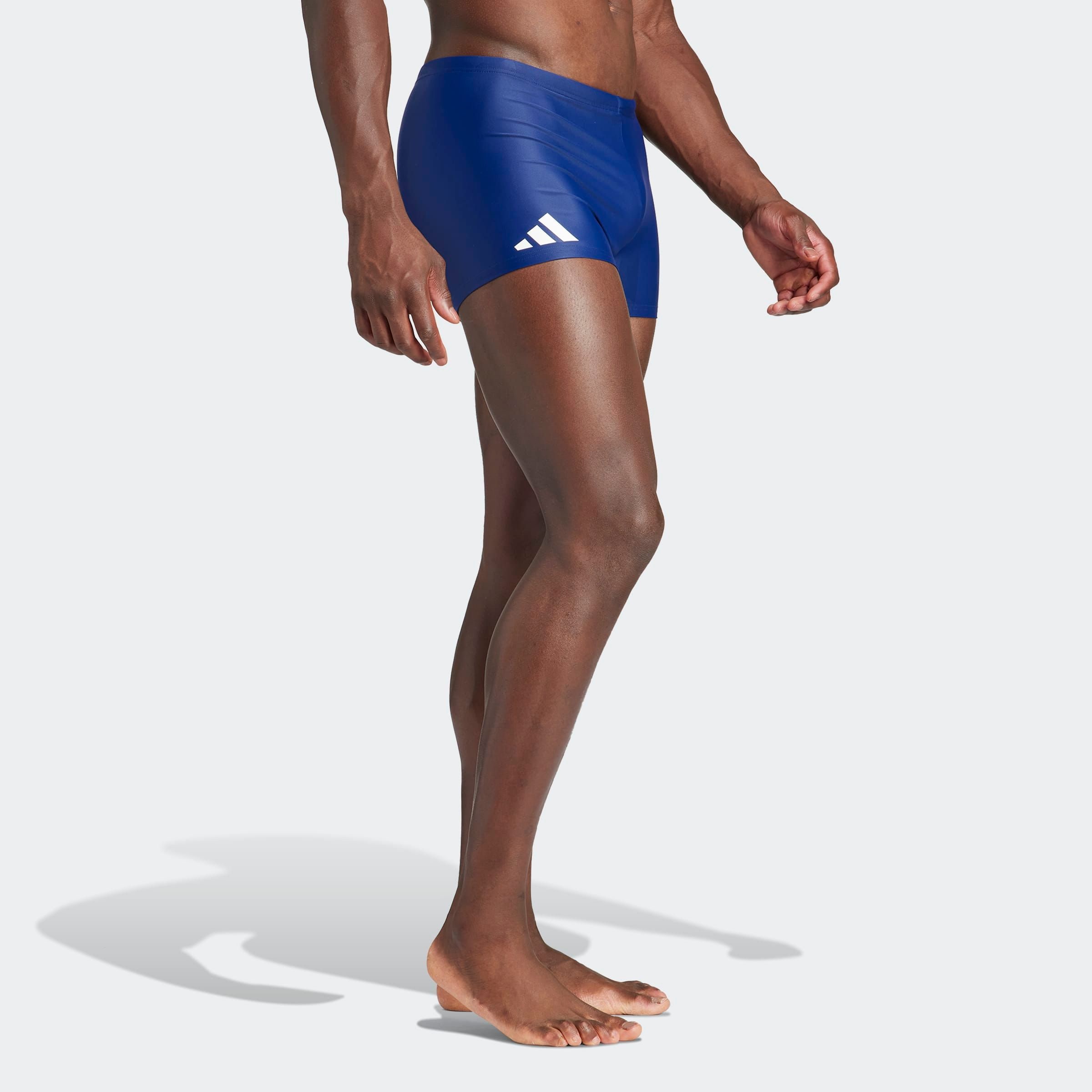 Badehose ADIDAS PERFORMANCE "SOLID BOXER-", Herren, Gr. 6M, N-Gr, blau (dunkelblau, weiß), Obermaterial: 78% Polyamid, 22% Elasthan, Badehosen Image