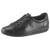 Schnürschuh ECCO "Ecco Soft 2.0", Damen, Gr. 37, schwarz, Leder, sportlich, Schuhe, Freizeitschuh, Halbschuh, Schnürschuh mit dezenter Logo Prägung