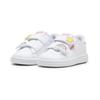 Sneaker PUMA "Smash 3.0 Badges Sneakers Mädchen", Kinder, Gr. 26, pink (weiß passionfruit pink), Obermaterial: Synthetik, Textil; Futter: Textil; Innensohle: Textil; Laufsohle: Gummi, Schuhe