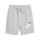 Sporthose PUMA "PUMA POWER Shorts Herren" Gr. M, Normalgrößen, grau (light gray heather) Herren Hosen