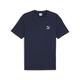 T-Shirt PUMA "CLASSICS mit kleinem Logo Herren" Gr. L, blau (club navy blue) Herren Shirts T-Shirts