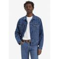 Jeansjacke LEVI'S "THE TRUCKER JACKET" Gr. M, blau (watermarks embossed) Herren Jacken Übergangsjacken