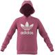 Sweatshirt ADIDAS ORIGINALS "TREFOIL HOODIE" Gr. 146, pink (pink fusion) Kinder Sweatshirts