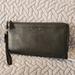 Coach Bags | Coach F53561 Double Zip Wallet In Black Pebble Leather Wristlet - Nwot | Color: Black | Size: Os