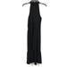 Michael Kors Dresses | Michael Kors Dress Black Sleeveless Halter Neck Midi Ruffle | Color: Black | Size: Xs