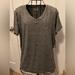 Under Armour Tops | Host Pick! Under Armour Heat Gear Shirt Women's Large L Loose Short Sleeve Gray | Color: Gray | Size: L