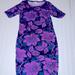 Lularoe Dresses | Lularoe Julia Dress In Size Small | Color: Blue/Purple | Size: S