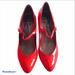 Anthropologie Shoes | Anthropologie Poetic License Red Patent Shoes 7.5 | Color: Red | Size: 7.5