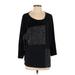 Calvin Klein Long Sleeve Top Black Tops - Women's Size Large