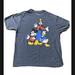 Disney Shirts | Disney Men’s Mickey Mouse, Goofy & Donald Duck T-Shirt Size Xl | Color: Blue/Gray | Size: Xl