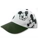 Disney Accessories | Disney Mickey Mouse Snap Back Hat Kids Junior Baseball Cap One Size White/Green | Color: Green/White | Size: Osbb