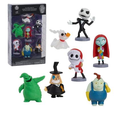 Disney Other | Disney Tim Burton's The Nightmare Before Christmas 7-Piece Collectible Figures | Color: Tan | Size: Os