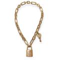 Louis Vuitton Jewelry | Louis Vuitton Padlock Necklace | Color: Gold | Size: Os