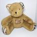 Burberry Toys | Burberry Parfums Nova Check Teddy Bear Embroidered B Logo 10” Tall Sitting | Color: Brown/Tan | Size: 10" Tall