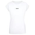 T-Shirt MERCHCODE "Damen Ladies Believe Front Extended Shoulder Tee" Gr. 3XL, weiß (white) Herren Shirts T-Shirts