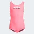 Badeanzug ADIDAS PERFORMANCE "SPW UBSUIT KIDS" Gr. 128, N-Gr, pink (lucid pink) Kinder Badeanzüge Bekleidung