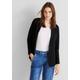 Kurzblazer STREET ONE Gr. 36, schwarz (black) Damen Blazer