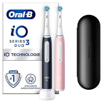 Oral-B iO 3 + 2. Handstück in Schwarz/Pink Image