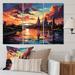 Design Art 3 Orange Blue City St. Louis City Wall Decor Set Metal in Blue/Gray/Orange | 28 H x 36 W x 1 D in | Wayfair MT68683-3P