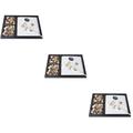 TOPBATHY Zen Sand Garden 3pcs Decor Zen Garden Meditation Garden Miniature Landscape Miniature Landscape with Sands Sandbox Office Playing with Sand Sandbox Desktop