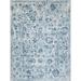 Blue/Navy 180 x 144 x 0.3 in Area Rug - EXQUISITE RUGS Rectangle Dorchester Oriental Hand Loomed Wool/ Slat/Seagrass Area Rug in Navy/Blue Viscose/Wool | Wayfair