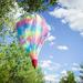 In The Breeze Striped Iridescent 10-panel Hot Air Balloon Spinner | 18 H x 11.5 W x 11.5 D in | Wayfair 0976
