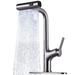 QMLALA Pull Down Hot & Cold Water Dispensers, Stainless Steel in Gray | 14.17 H x 10 W x 7.87 D in | Wayfair CLLT-01-BN