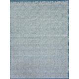 Blue/Gray Rectangle 5' x 8' Area Rug - EXQUISITE RUGS Pavilion Geometric Flatweave Area Rug in Blue/Ivory Polyester/Wool | Wayfair 2224-5'X8'