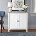 Huckins Accent Storage Cabinet w/ Doors Wood in Gray/White Laurel Foundry Modern Farmhouse® | 30 H x 30.78 W x 15.66 D in | Wayfair