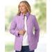 Appleseeds Women's Berkshire Diamond Quilted Jacket - Purple - XL - Misses