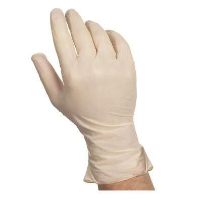 Handgards 304750141 Valugards General Purpose Latex Gloves - Powder Free, Ivory, Small, White