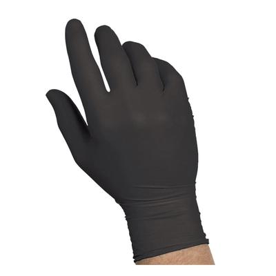 Handgards 304340284 Examgards Nitrile Exam Gloves - Powder Free, Black, X-Large, Nitrile, Black