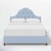 Birch Lane™ Alpine Standard Bed Upholstered/Cotton in Blue | 56 H x 60 W x 81 D in | Wayfair A69D431FA62C4D319DABE06F3CDAF956