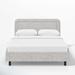 Birch Lane™ Lauren Upholstered Platform Bed Upholstered in Gray | 43 H x 79 W x 83 D in | Wayfair 5AF4F59455B74C6EA9BDE99AA6649A45