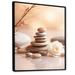 Ebern Designs Spa Serenity Zen Stones Delicate Balance Cairn I On Canvas Print Canvas, Cotton in White | 20 H x 12 W x 1 D in | Wayfair
