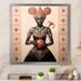 Dakota Fields Lady Erzulie Yoruba Goddess Of Love I On Canvas Print Canvas, Cotton in Black/Red | 30 H x 30 W x 1 D in | Wayfair