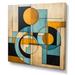 Wrought Studio™ Serendipity Abstract Mid-Century Geometrics - Modern Midcentury Wall Art Living Room Canvas, Cotton | 30 H x 30 W x 1 D in | Wayfair