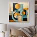Wrought Studio™ Serendipity Abstract Mid-Century Geometrics - Modern Midcentury Wall Art Living Room Canvas, Cotton | 24 H x 24 W x 1 D in | Wayfair