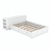 Red Barrel Studio® Zaine Solid Wood+MDF Platform Bed in White | 28.1 H x 57.9 W x 91.1 D in | Wayfair 1CF5F040EB0B43E8A4DD6DBA1D91E01B