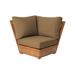 Loon Peak® Gastone Outdoor Lounge Chair Wood in Brown | 31 H x 40.5 W x 40.5 D in | Wayfair 80BFEA47B92E45289D6BDE04803134A6