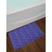 East Urban Home Abstract Plush Bath Mat, Aurora Borealis Inspired, 30.2"x20", Violet Blue Blue, Polyester | Wayfair