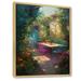 Winston Porter Cozy Table In The Forest Cottage On Canvas Print Canvas, Cotton in Green | 20 H x 12 W x 1 D in | Wayfair