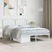 Charlton Home® Chuckie Steel Open-Frame Bed in White | 40.2 H x 61.4 W x 81.5 D in | Wayfair 6E5973E2DF5D4E7F937E8B81C89BCF43