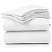 Ebern Designs Burkeen Luxury 4-Piece Rayon from Bamboo Sheet Set Rayon from Bamboo/Rayon in White | Queen | Wayfair