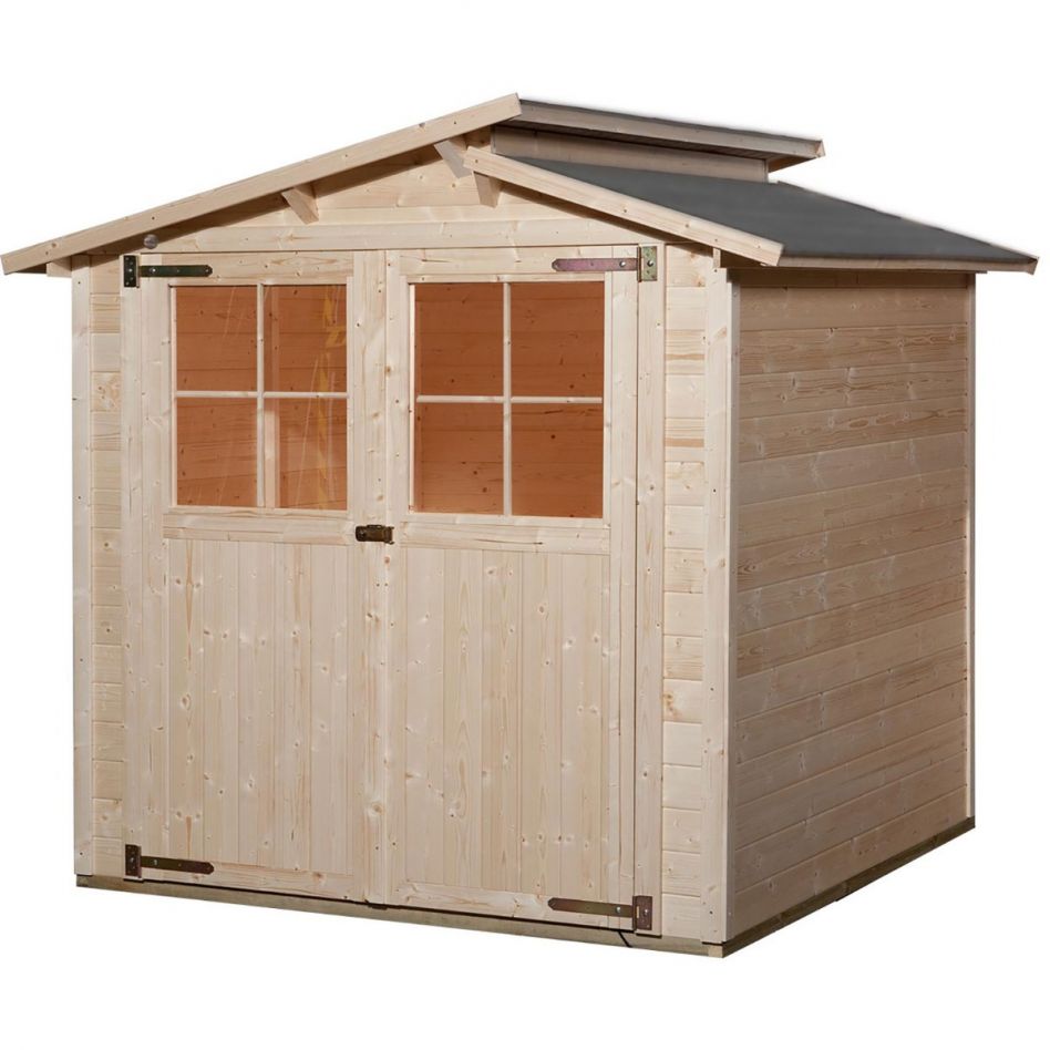 weka Gerätehaus 323 naturbelassen Geräteschuppen, 254x194 cm Image