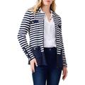 Nic+zoe City Charm Stripe Sweater Jacket